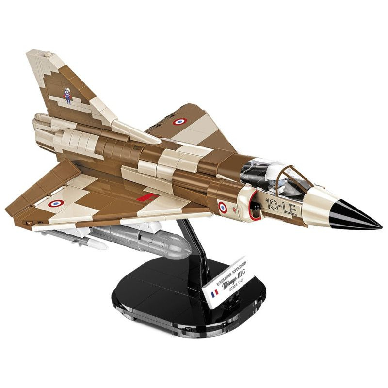 Stavebnice COBI Armed Forces – Mirage IIIC 1:48, 444 dílků
