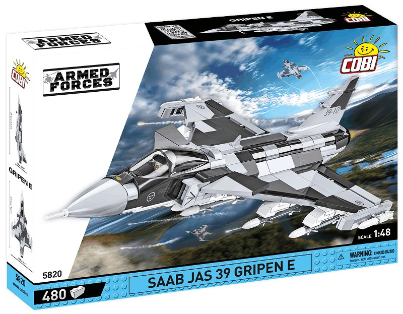 COBI 5820 Armed Forces Švédský víceúčelový bojový letoun SAAB JAS 39 Gripen E