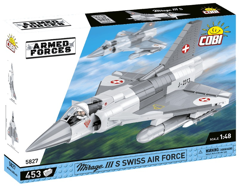 Cobi 5827 stíhací letoun dassault mirage iii s