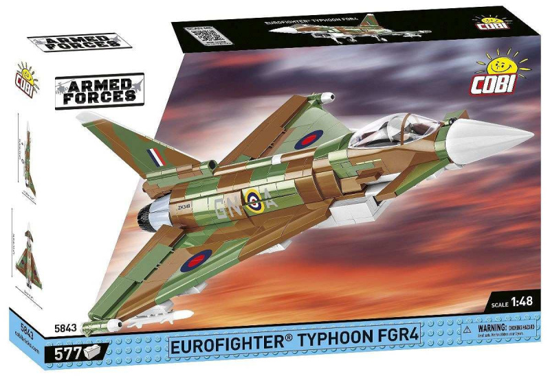Cobi 5843 armed forces eurofighter typhoon fgr4, 1:48, 577 k