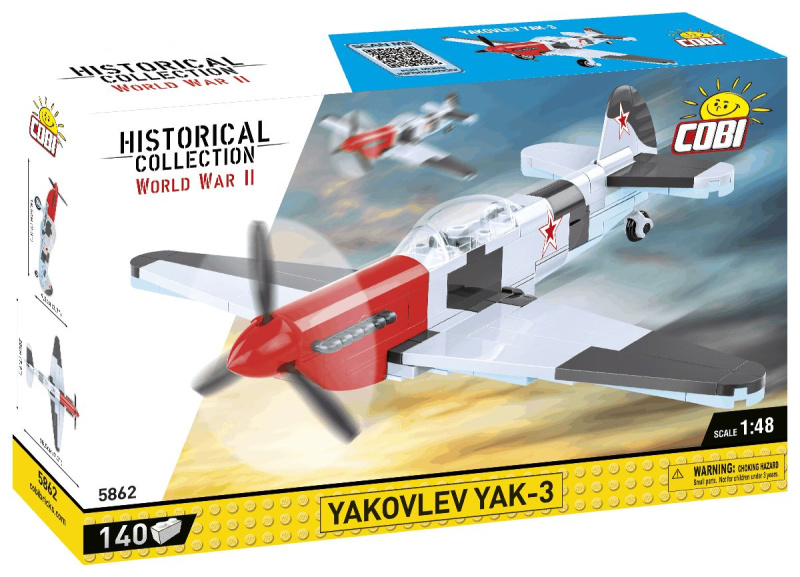 COBI 5862 World War II Ruský stíhací letoun Jakovlev JAK-3