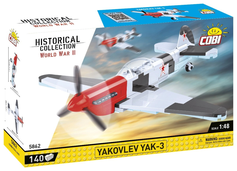 COBI 5862 World War II Ruský stíhací letoun Jakovlev JAK-3