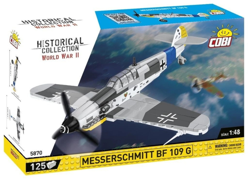Stavebnice letounu Messerschmitt Bf 109 G 1:48 COBI
