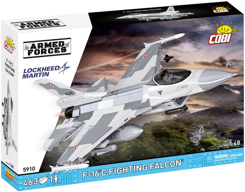 stavebnice cobi armed forces – f-16c fighting falcon 1:48