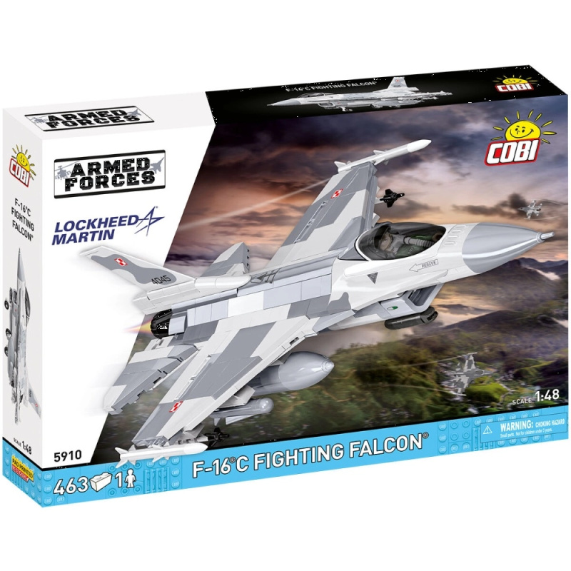 stavebnice cobi armed forces – f-16c fighting falcon 1:48