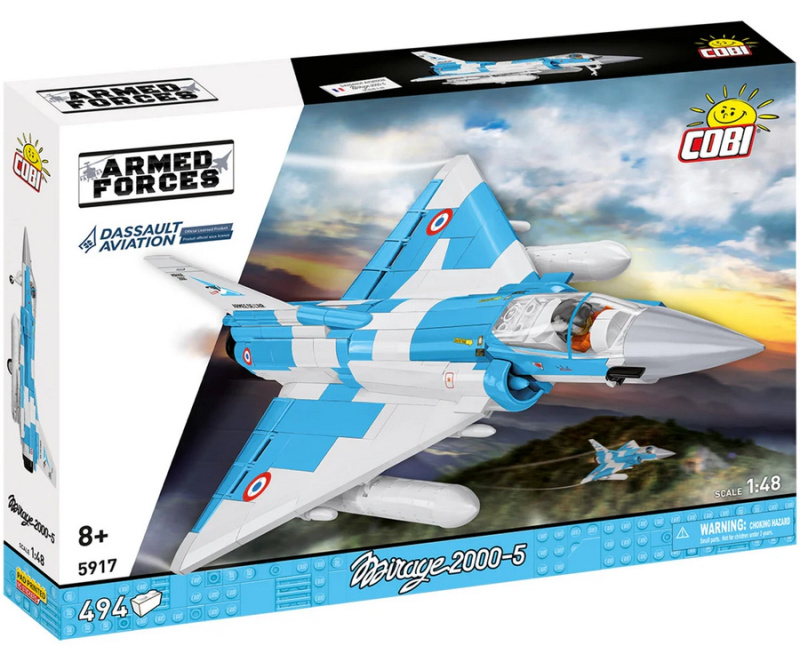 Stavebnice letounu Dassault Mirage 2000-5 v měřítku 1:48