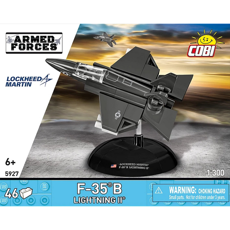 Cobi 5927 armed forces f-35b lightning ii, 1:300, 46 k