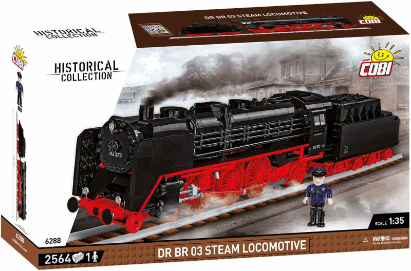 Cobi 6288 parní lokomotiva dr br 03, 1:35, 2564 k, 1 f