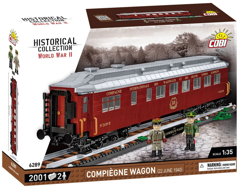 Cobi 6289 compiegne vagón, 1:35, 2001 k, 2 f