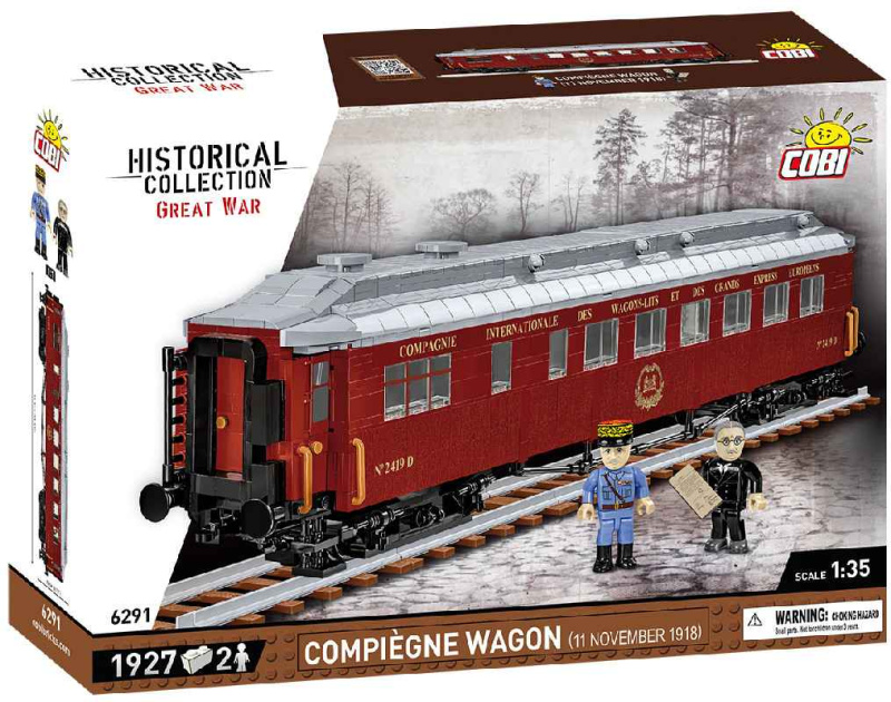 Cobi 6291 compiegne vagón, 1:35, 1927 k, 2 f