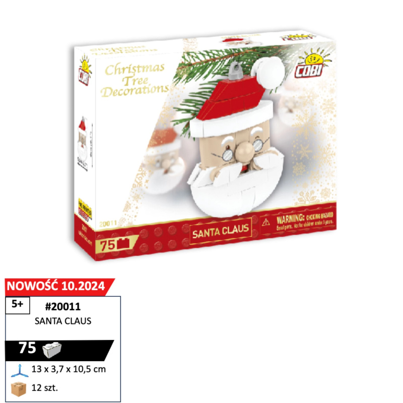 Cobi stavebnice Santa Claus vánoční ozdoba