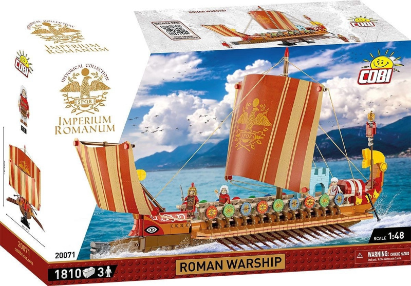 COBI 20071 Imperium Romanum Římská válečná loď 1:48