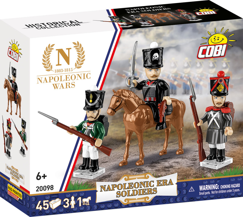 Cobi 20098 vojáci napoleonské éry 4 figurky s doplňky, 45 k
