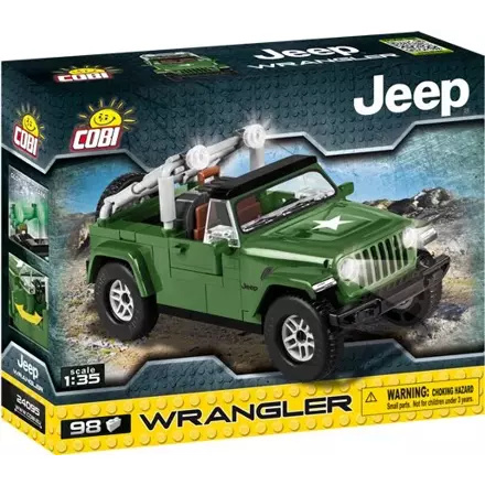 Cobi JEEP Wrangler vojenský, 1:35, 98 k