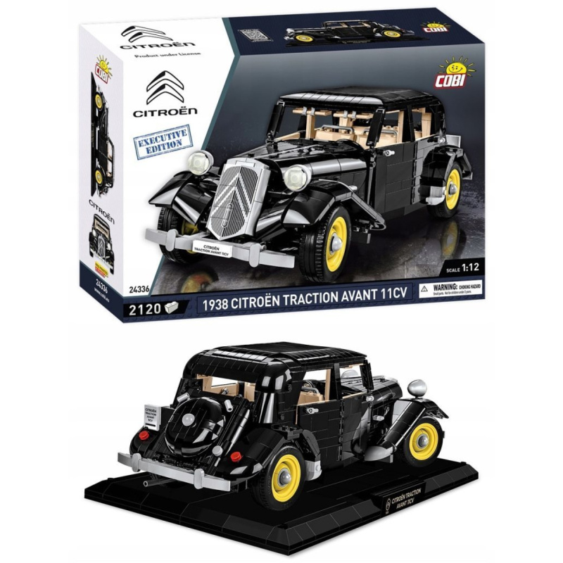 Cobi 24336 1938 citroen traction avant 11 cv, 1:12, 2120 k, executive edition