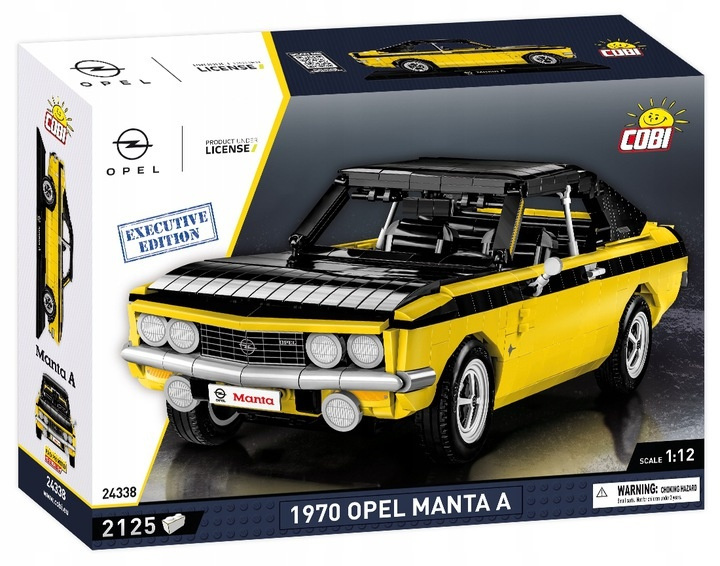 Cobi 24338 1970 opel manta a, 1:12, 2080 k, executive edition