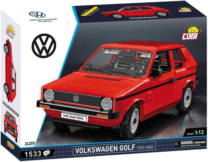 Cobi 24359 volkswagen golf (1974-1983), 1:12, 1533 k