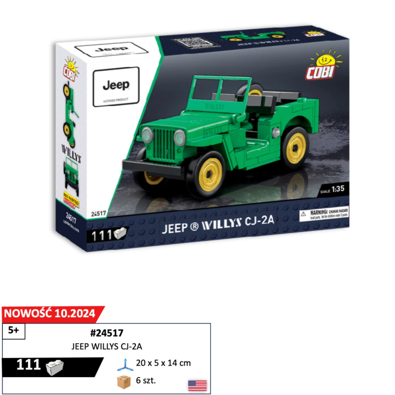 Cobi Jeep Willys CJ-2A