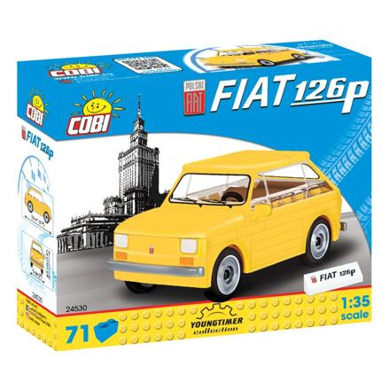 Cobi 24530 Youngtimer Polski Fiat 126p, 1:35, 71 k