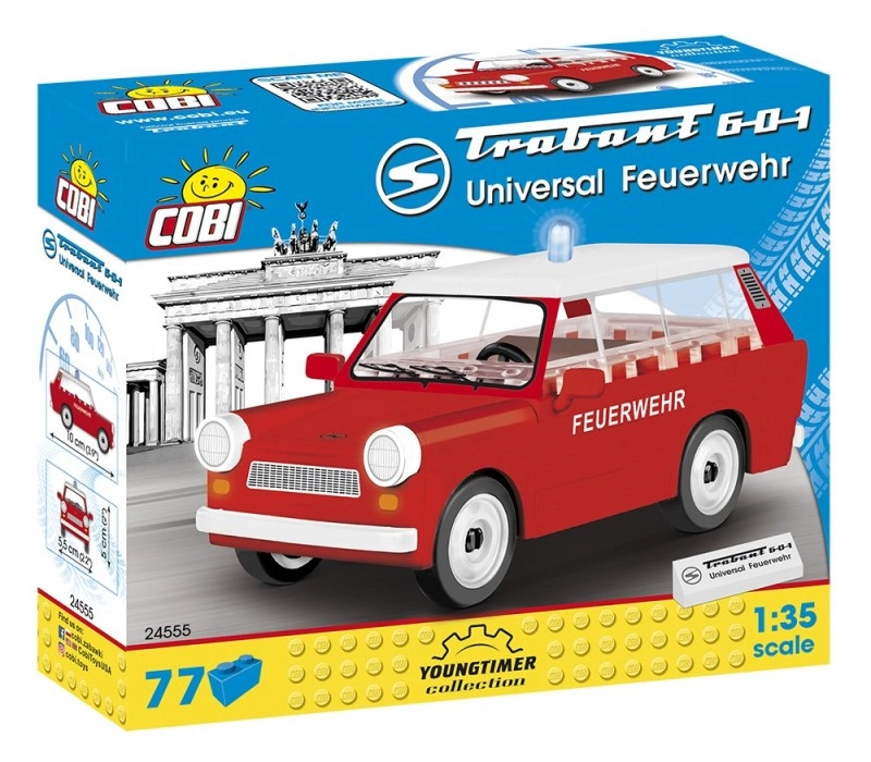 Cobi 24555 Youngtimer TRABANT 601 Universal Hasiči