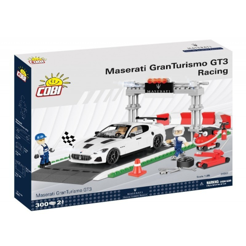 Cobi 24567 Maserati GranTurismo GT3 Racing, 1 : 35, 300 k, 2 f
