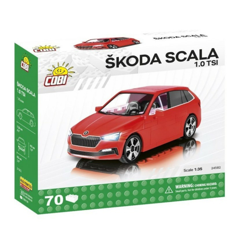 COBI 24582 Škoda Scala 1.0 TSI, 1:35, 70 k