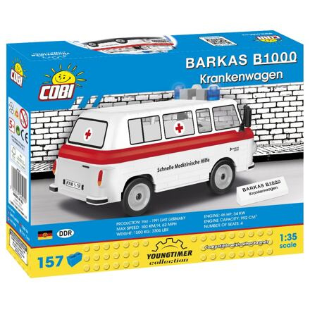 COBI 24595 Youngtimer Automobil Barkas B1000 sanitka