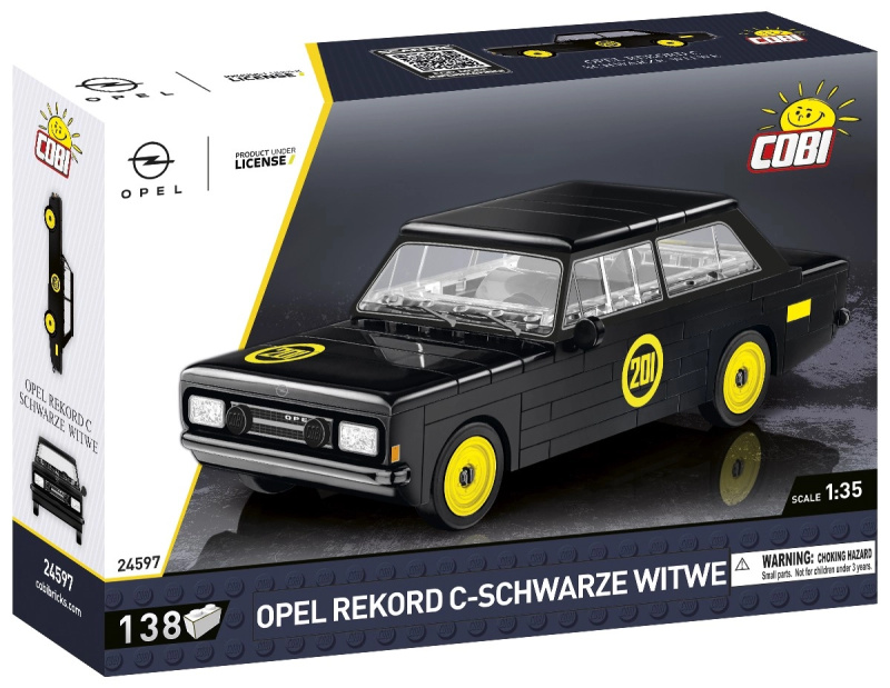 Cobi Opel Rekord C Schwartze Witwe, 1:35