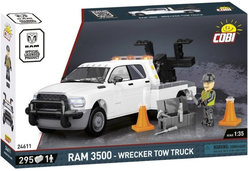 Cobi stavebnice Dodge Ram 3500 odtahový vůz 1:35