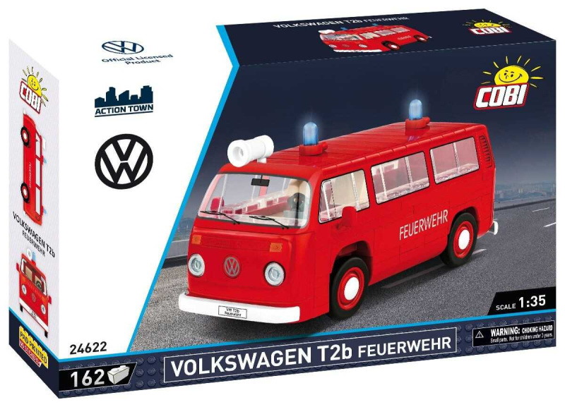 Cobi 24622 volkswagen t2 hasiči, 1:35, 162 k