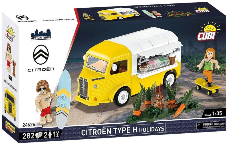 Cobi 24626 citroën type h (1947-1981) holidays, 1:35, 282 k, 3 f