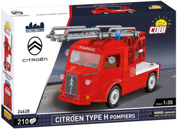 Cobi 24628 citroën type h (1947-1981) pompiers, 1:35, 203 k