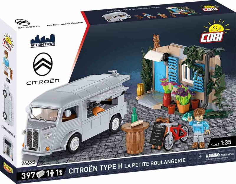 Cobi 24633 citroën type h la petite boulangerie, 1:35, 397 k, 2 f