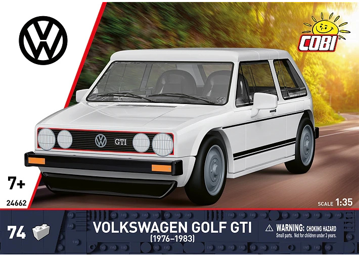 Cobi 24662 volkswagen golf gti, 1:35, 74 k