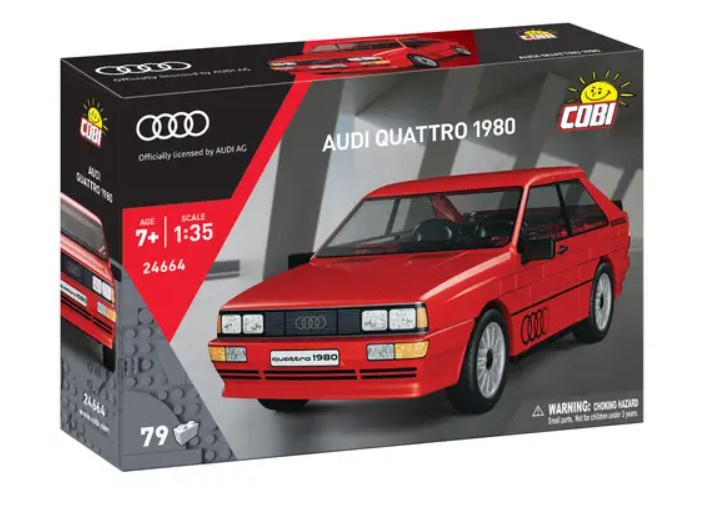 Cobi 24664 audi quattro 1980, 1:35, 79 k