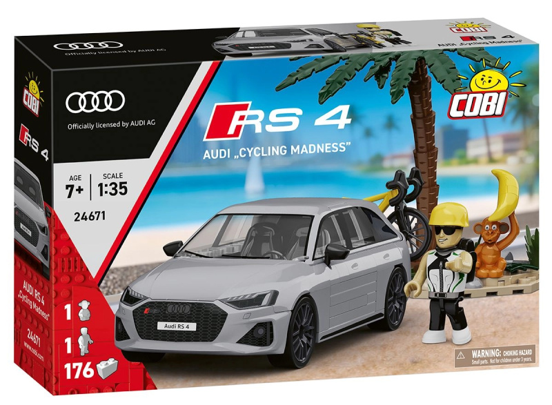 Stavebnice COBI Audi RS4 Cycling Madness v měřítku 1:35