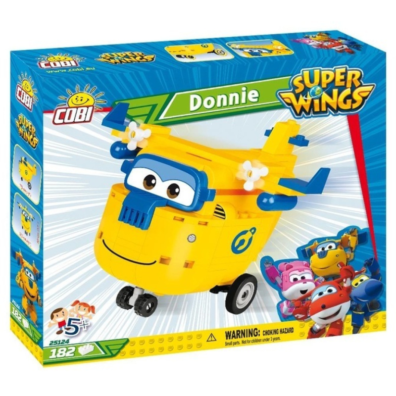 Cobi 25124 super wings opravář donnie žluté letadlo