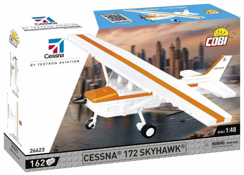 Cobi 26623 cessna 172 skyhawk, 1:48, 162 k