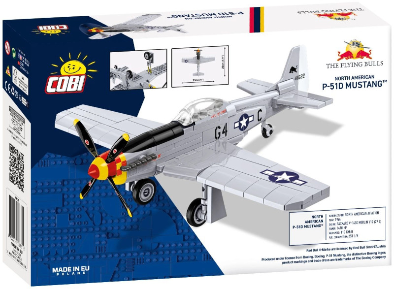 COBI P-51D Mustang Flying Bulls stavebnice letadla 1:48