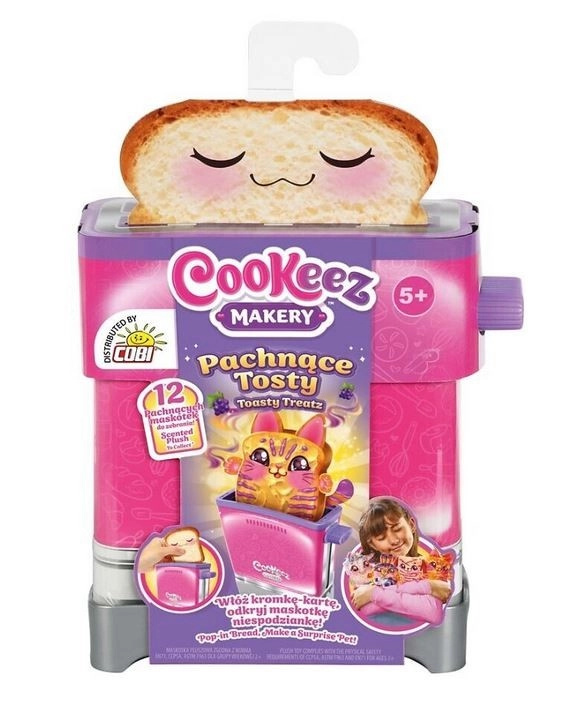 Cookeez Makery voňavé toasty – překvapení plyšák