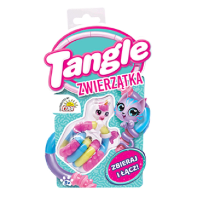 Tangle zvířátka senzorická antistresová hračka