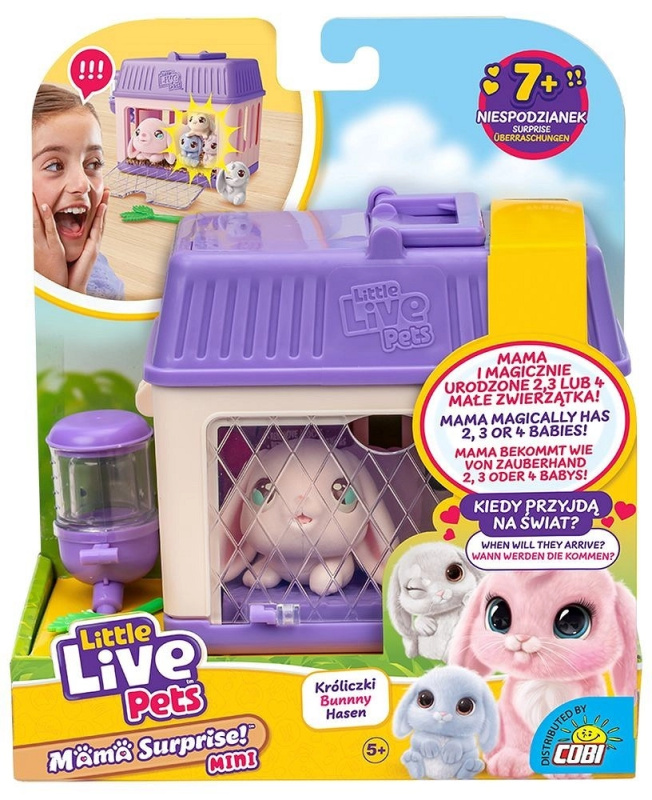 Cobi Little Live Pets Mama surprise mini králíček