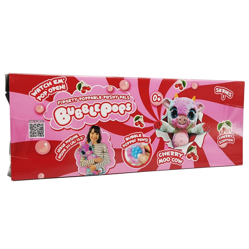 Vonný plyšák Bubble Pops - Třešňová Kravička