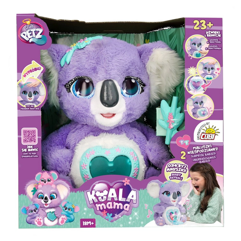 interaktivní plyšová koala mama CLUB PETZ od IMC Toys