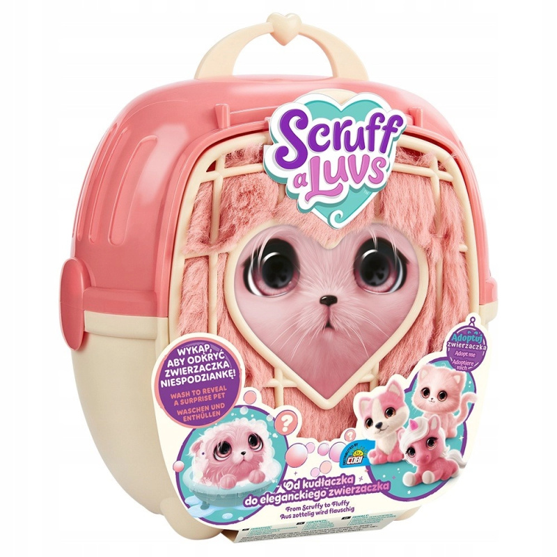 Little Live Pets scruff a luvs plyšový mazlíček koral - 1 kus