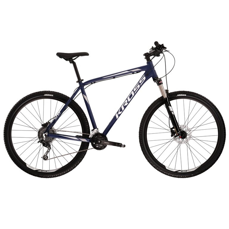 Horské kolo Kross Hexagon 8.0 29" Gen 004 M (19", 180-188 cm) tmavě modrá/bílá/šedá