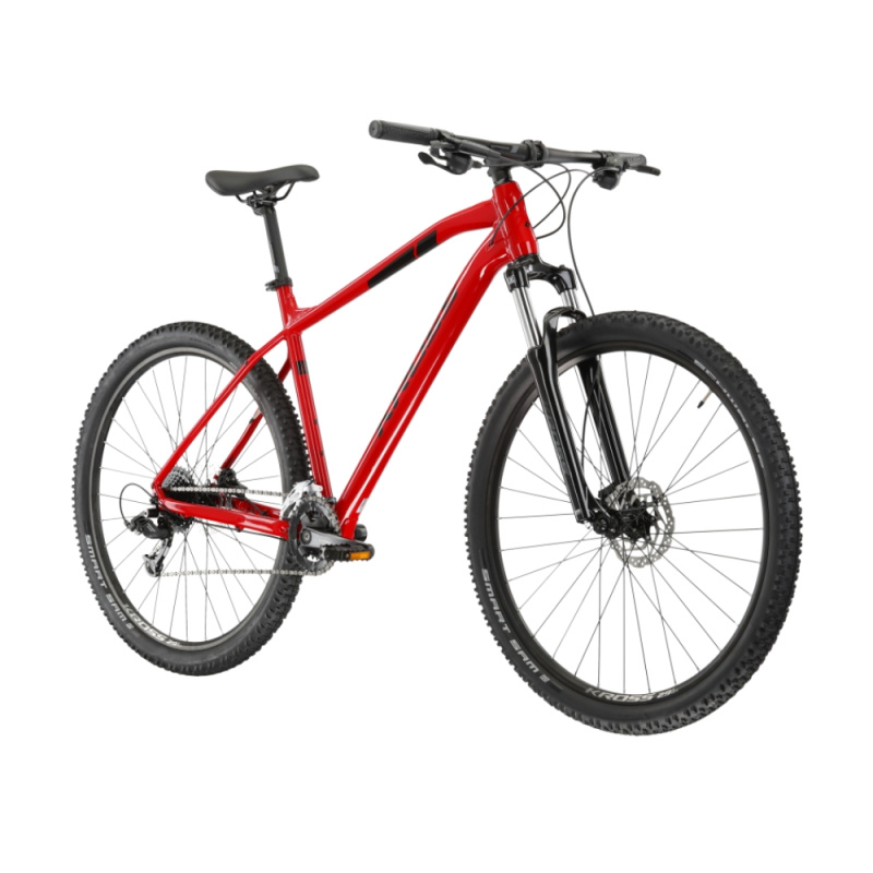 Horské kolo Kross Level 1.0 29" Gen 005 M (17", 172-180 cm) červená / černá / lesk