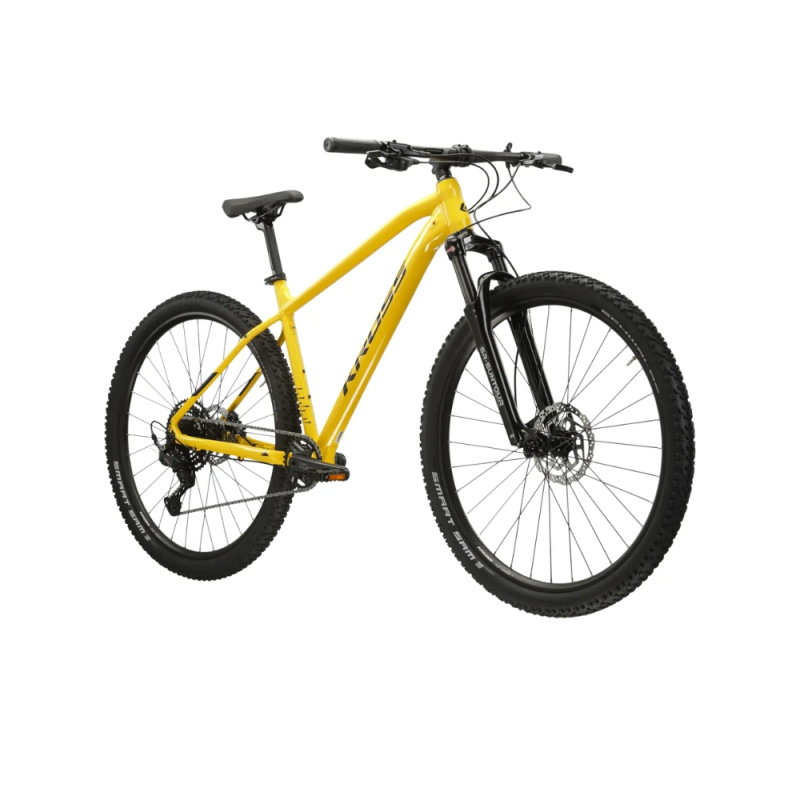 Horské kolo Kross Level 4.0 29" Gen 007 M (17", 172-180 cm) černá / žlutá / lesk