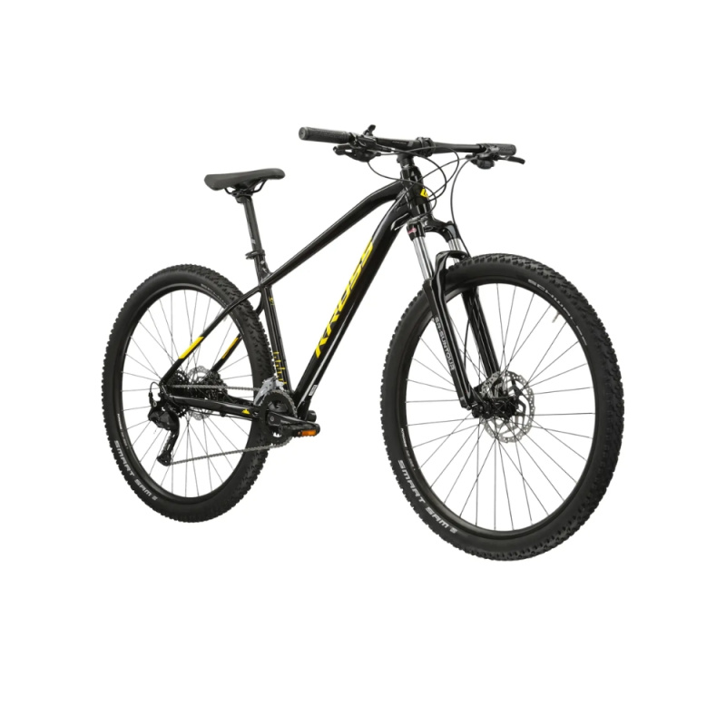 Horské kolo Kross Level 2.0 29" Gen 007 S (16", 165-172 cm) černá / žlutá / lesk