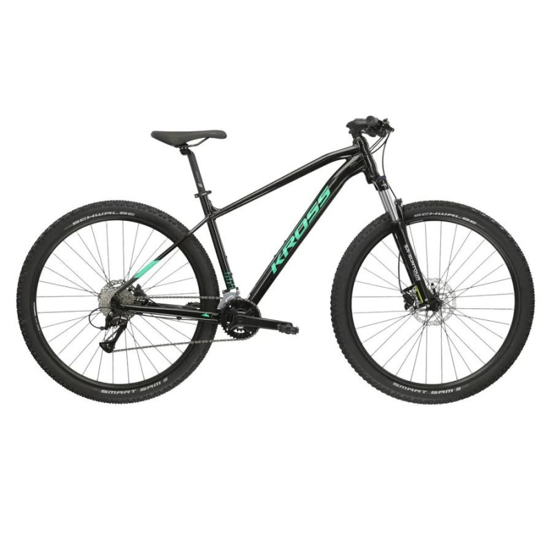 Horské kolo Kross Level 1.0 PW GL 29" Gen 007 XL (20", 188-195 cm) černo-zelená